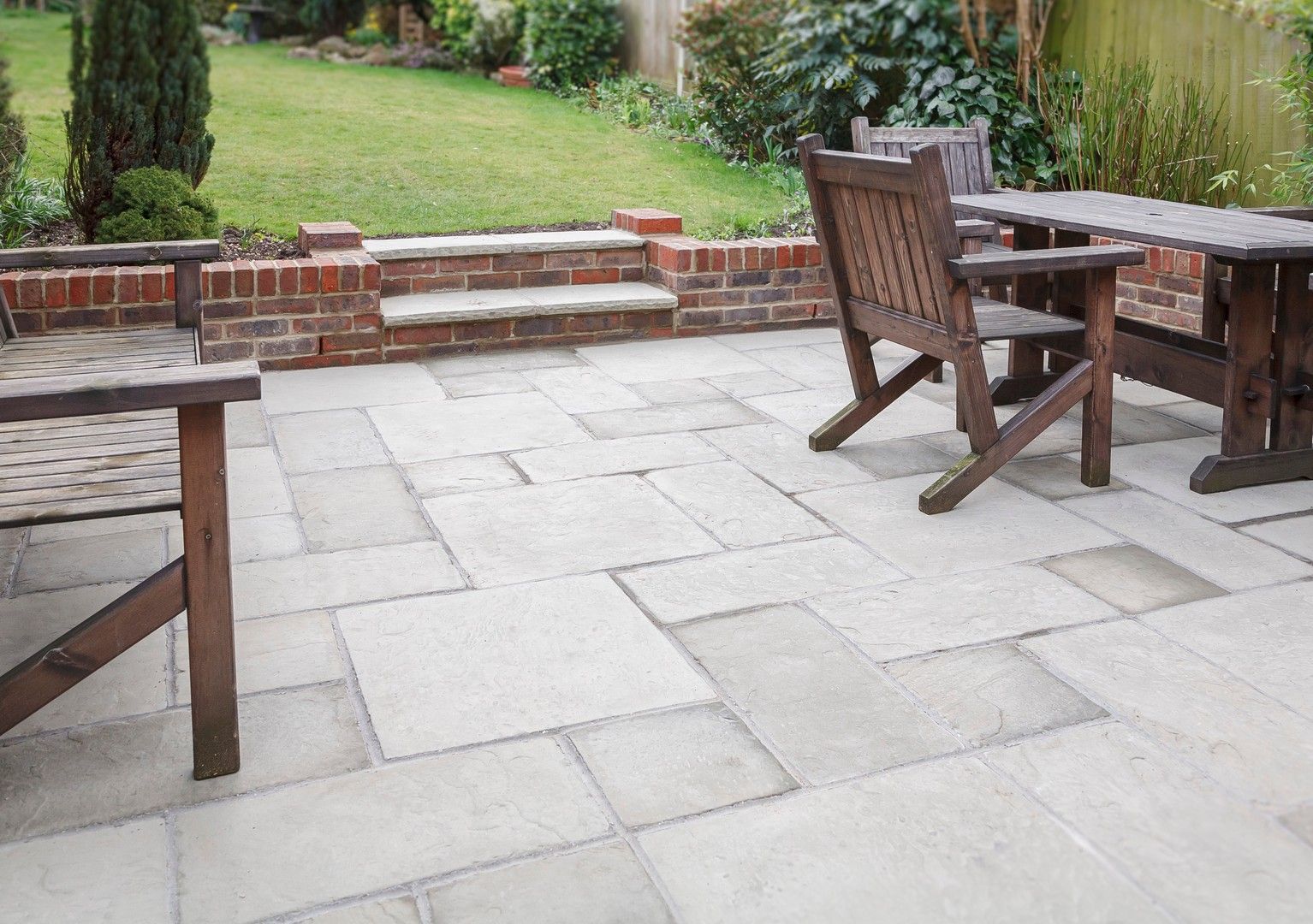 Garden patios and paving