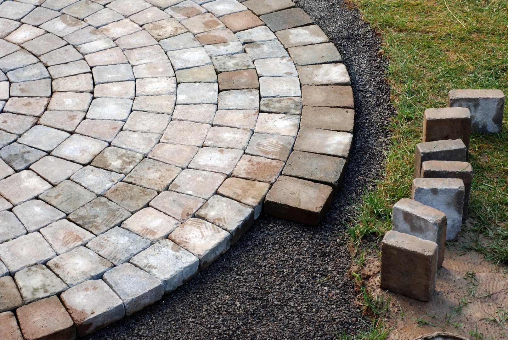 Block paving installations